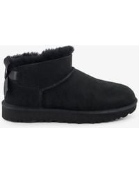 UGG - Ultra Mini Bailey Bow Suede Ankle Boot - Lyst