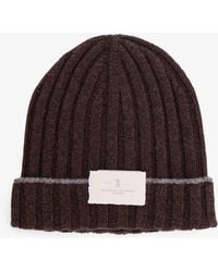 Brunello Cucinelli - Beanie Cashmere Hat - Lyst