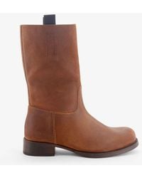 Jude - Leif Distressed Leather Boots - Lyst