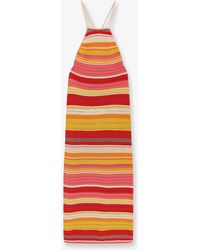 Laneus - Cotton Dress - Lyst