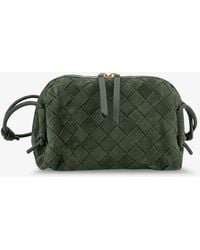 Bottega Veneta - Concert Pochette Suede Crossbody Bag - Lyst