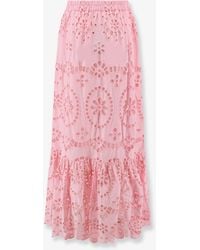 スカート MC2 SAINT BARTH Jenny Sangallo lace skirt Bianco Jenny Sangallo lace skirt MC2 SAINT BARTH - Nugnes1920
