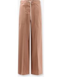 Semicouture - Stretch Cotton Trousers - Lyst