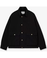 Carhartt - Quentin Nylon Jacket With Embroidered Logo On The Front - Lyst