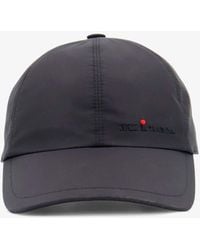 Kiton - Nylon Hat With Embroidered Logo On The Front - Lyst