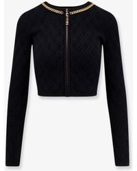 Elisabetta Franchi - Viscose Blend Cardigan - Lyst
