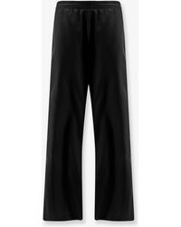 Gucci - Silk Poplin Leisure Trousers With Web Ribbon - Lyst