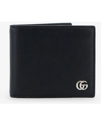 Gucci - Gg Marmont Bi-Fold Leather Wallet - Lyst