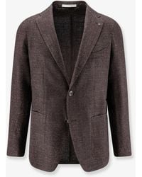 Tagliatore - Virgin Wool And Silk Blazer - Lyst