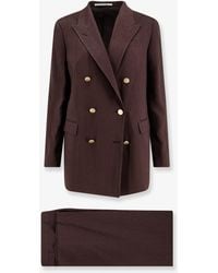 Tagliatore - Jasmine Pinstripe Linen And Viscose Suit - Lyst