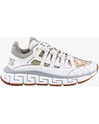 Versace Trigreca Chunky Sneakers - White