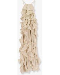 ACTUALEE - Long Dress With Ruffles - Lyst