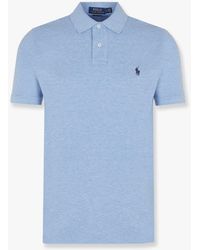 Polo Ralph Lauren - Cotton Polo Shirt With Embroidered Logo - Lyst
