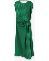 Versace - Cocktail Viscose And Silk Dress - Lyst