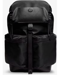 Moncler - Kenton Drill Nylon Backpack With Logo Patch - Lyst