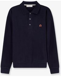 DUNST - Polo Con Patch Logo - Lyst