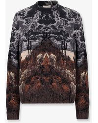 Laneus - Cotton And Wool Sweatshirt - Lyst