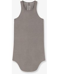 Rick Owens - Tower Cotton And Silk Blend Tank Top - Lyst