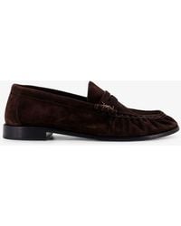 Saint Laurent - Le Loafer 15 Moc Suede Loafers - Lyst