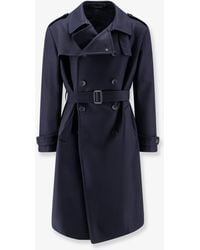 Tagliatore - Water Repellent Virgin Wool Trench Coat - Lyst