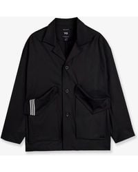 Y-3 - Wool Blend Jacket - Lyst