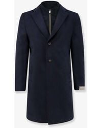 Corneliani - Casual Single-Breasted Wool And Cashmere Coat - Lyst