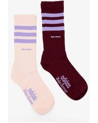 adidas - Two-Pack Cotton Blend Socks - Lyst