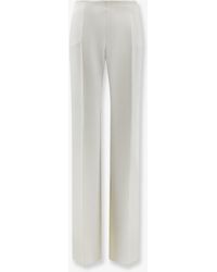 Max Mara - Mxmorata Stretch Virgin Wool Trousers - Lyst