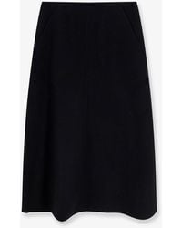 R2W - Catran Midi Wool And Cashmere Skirt - Lyst