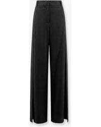 Semicouture - Virgin Wool Blend Trousers - Lyst