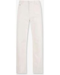 Gucci - Denim Trousers With Metal Horsebit Detail On The Back - Lyst