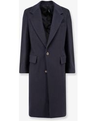 Hevò - Cashmere Coat With Satin Lining - Lyst