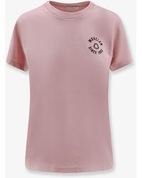 Moncler - Organic Cotton T-Shirt - Lyst