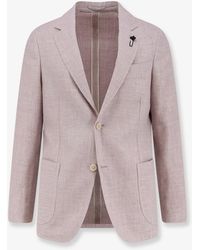 Lardini - Roma Pure Virgin Wool And Linen Blazer - Lyst