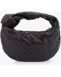 Bottega Veneta - Mini Jodie Leather Handbag With Intrecciato Motif - Lyst