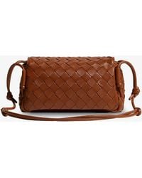 Bottega Veneta - Notturno Clutch Bag With Leather Shoulder Strap - Lyst