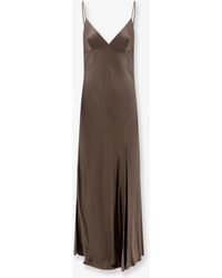 Alberta Ferretti - Viscose Long Dress - Lyst