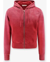 Entire studios - Slim Zip Up Cotton Hoodie - Lyst