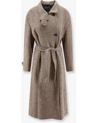 Brunello Cucinelli - Herringbone Coat - Lyst