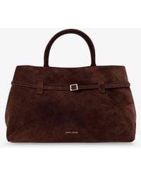 MANU Atelier - Le Cambon 35 Suede Shoulder Bag - Lyst