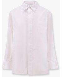Sacai - Poplin Shirt With Front Panel - Lyst