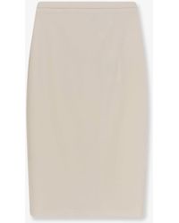 Max Mara - Mxmotre Stretch Virgin Wool Skirt - Lyst