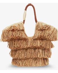 Zimmermann - Golden Time Crossbody Bag With Fringe - Lyst