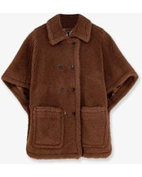 Max Mara - Mxacavallo Alpaca, Cashmere And Silk Cape - Lyst