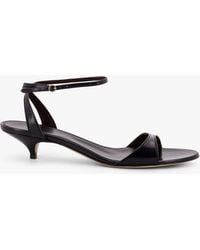 The Row - Vika 35 Leather Heel Sandals - Lyst