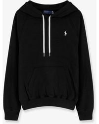 Polo Ralph Lauren - Cotton Blend Sweatshirt With Embroidered Logo - Lyst