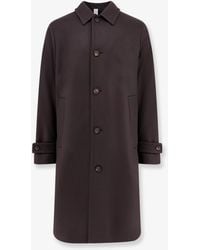 Hevò - Loconia Single-Breasted Wool Blend Coat - Lyst