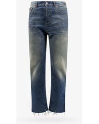 Gucci - Cotton Closure With Buttons Jeans - Lyst