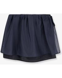 DUNST - Layered Volume Mini Skirt - Lyst