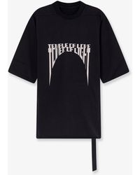 Rick Owens - Jumbo Ss Organic Cotton T-Shirt - Lyst